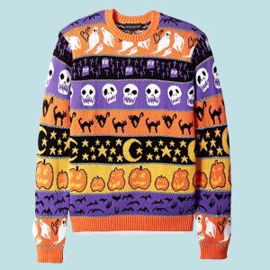 Halloween Dark Twisted Gothic Pumpkin Ugly Sweater