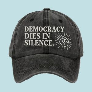 FTD Democracy Dies In Silence Hat 1